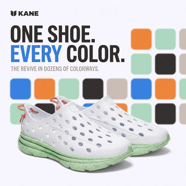 KANE Footwear spec ad: One Shoe. Every Color.