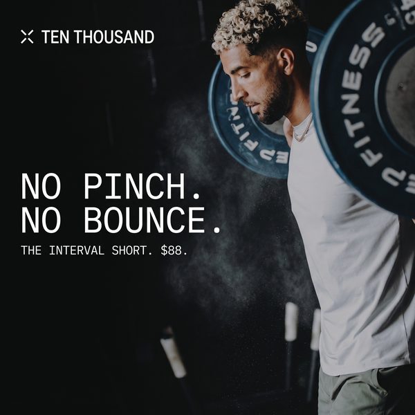 Ten Thousand spec ad: No Pinch. No Bounce.